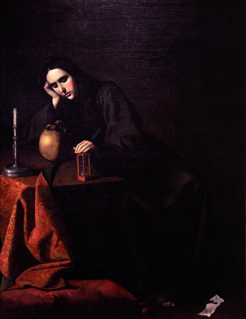 Marie-Madeleine en méditation - Francisco de Zurbarán