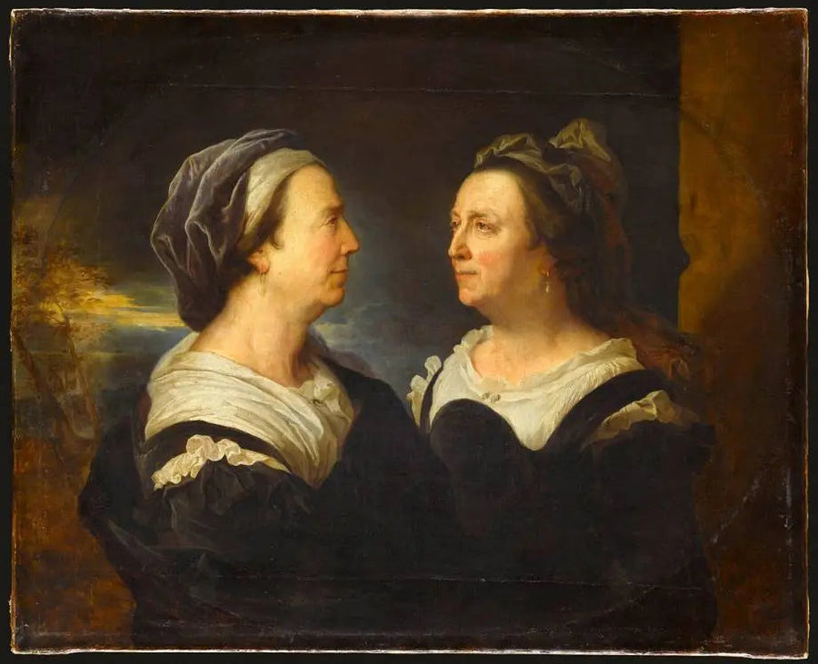 Marie Serre, mère de l'artiste - Hyacinthe Rigaud