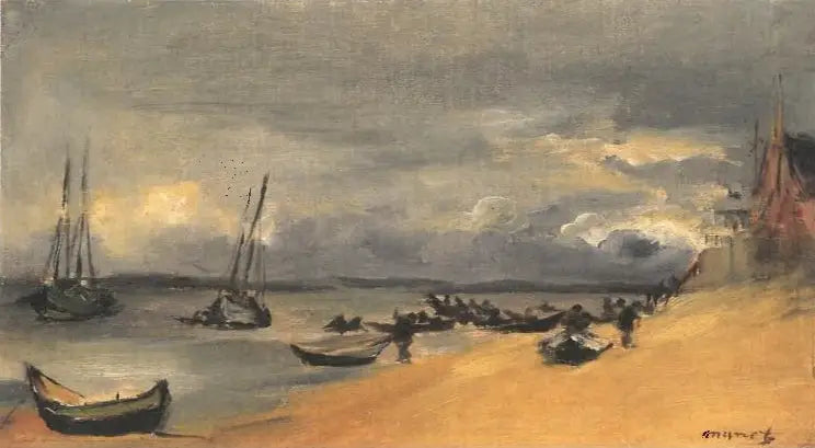 Marine, Arcachon, temps d'orage - Édouard Manet