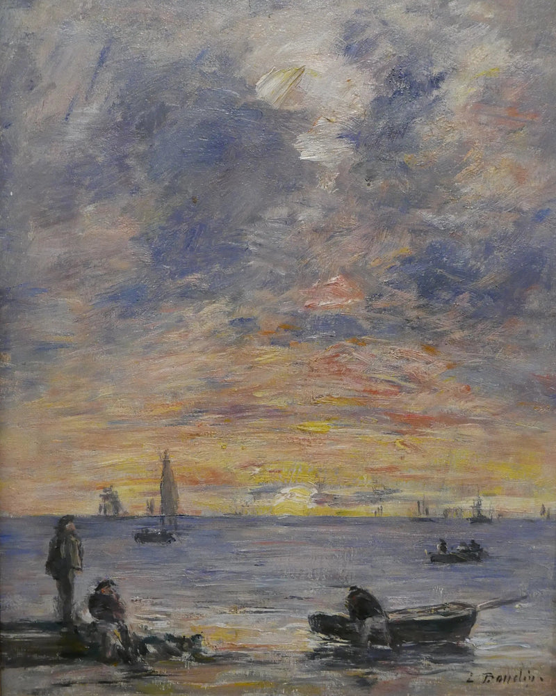 Marine, soleil couchant - Eugène Boudin