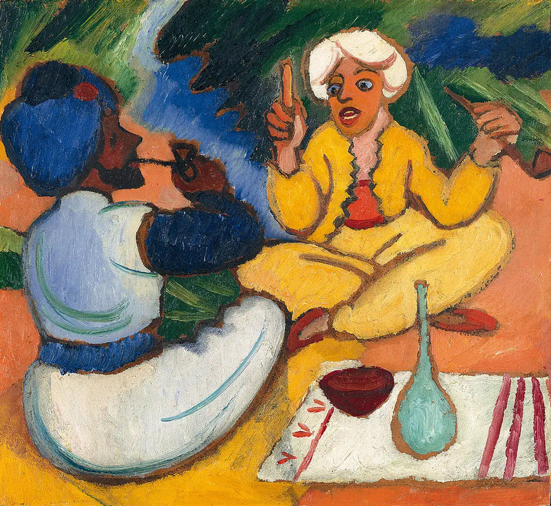 Marqueurs de marche - August Macke