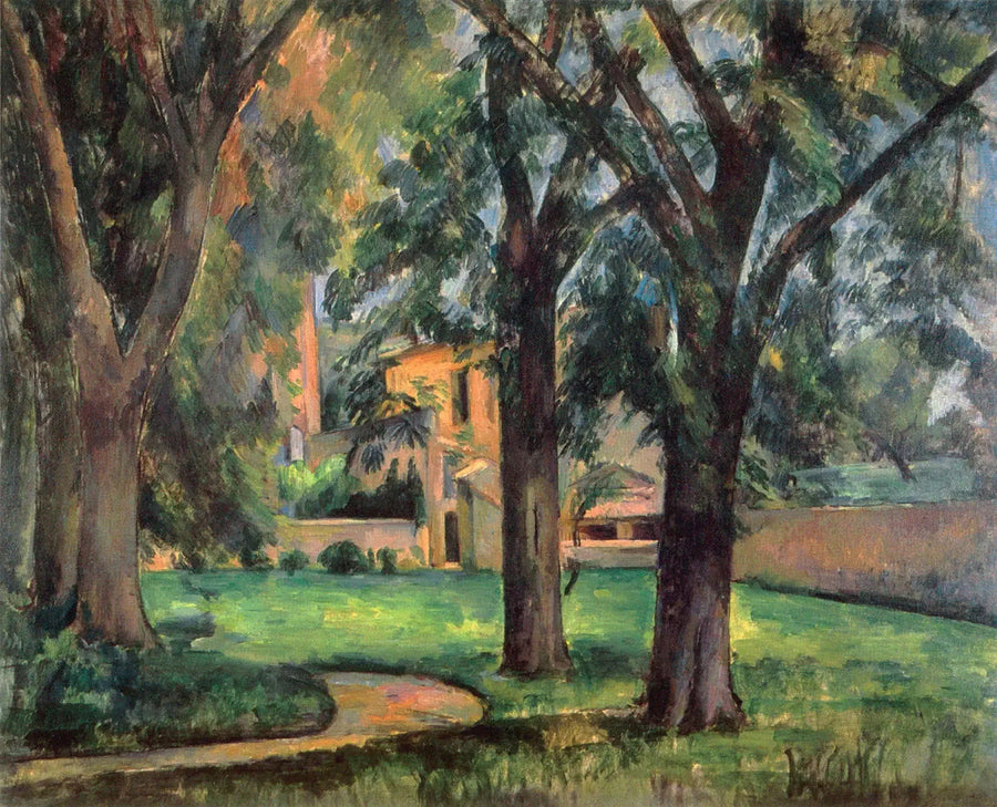 Marronniers et ferme du Jas de Bouffan - Paul Cézanne