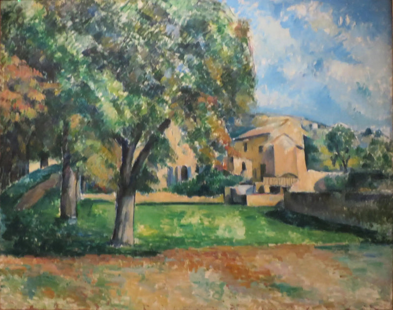 Marronniers et ferme du Jas de Bouffan. - Paul Cézanne