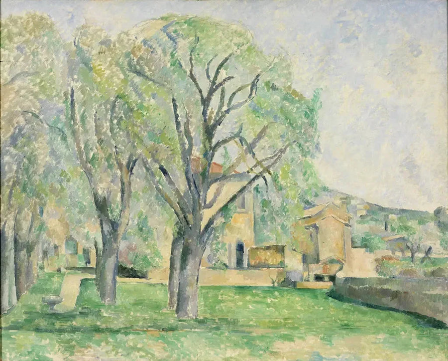 Marronniers et ferme du Jas de Bouffan - Paul Cézanne