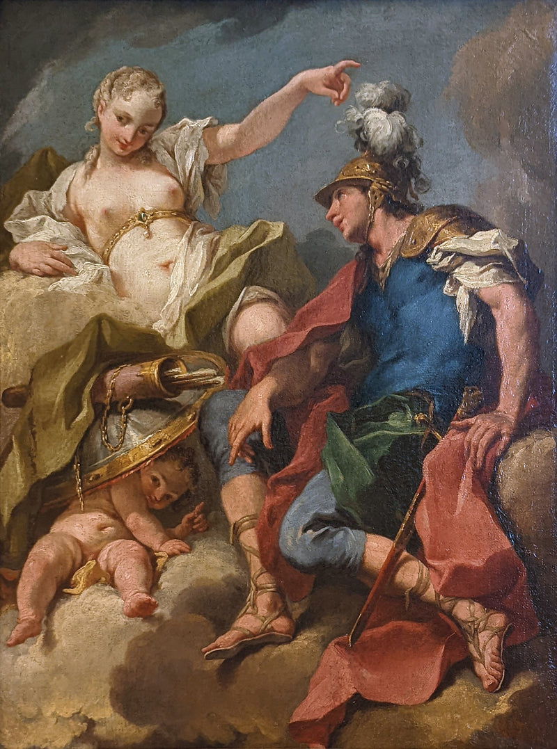 Mars et Vénus - Giovanni Battista Pittoni