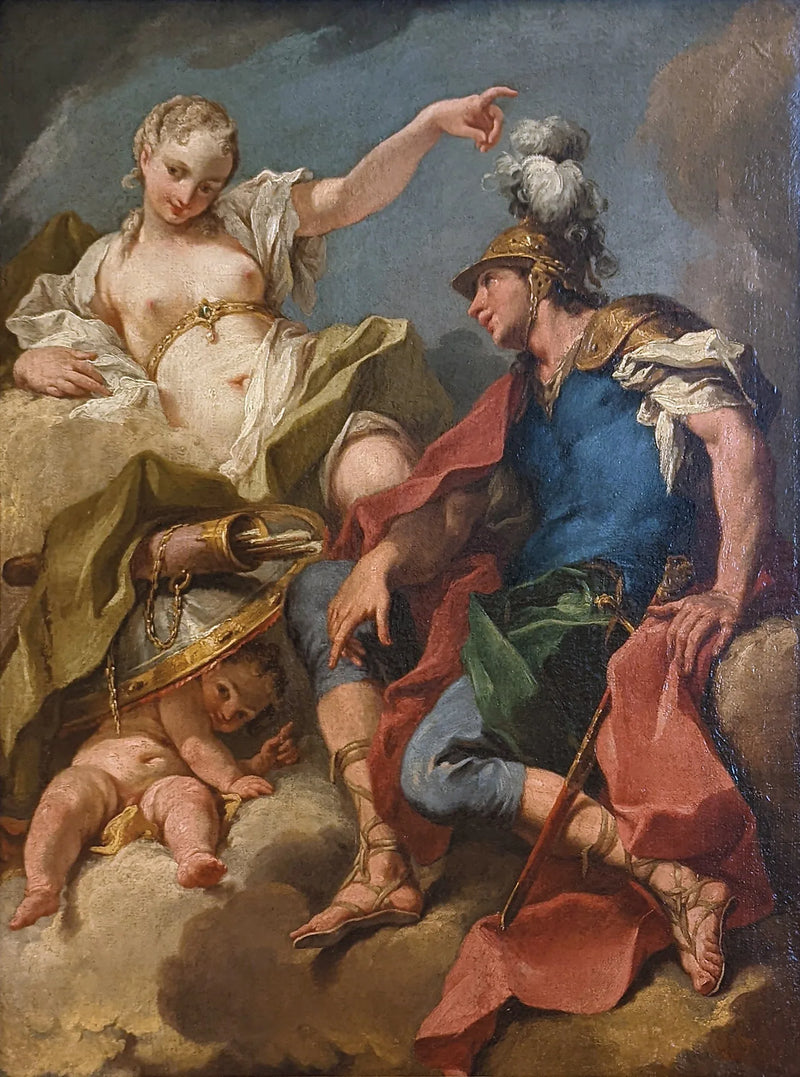Mars et Vénus - Giovanni Battista Pittoni