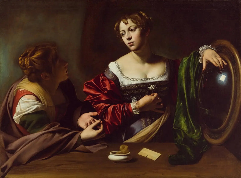 Marthe et Marie-Madeleine - Le Caravage