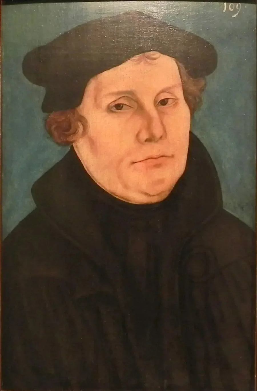 Martin Luther, en buste, tourné vers la droite - Lucas Cranach the Elder