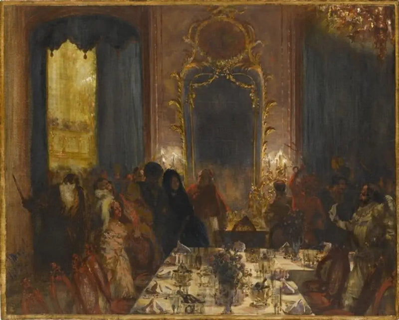 Maskensouper - Adolph von Menzel