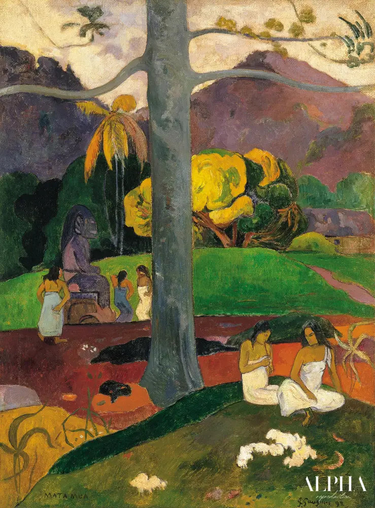 Mata achète - Paul Gauguin - Reproductions de tableaux et peintures haut de gamme