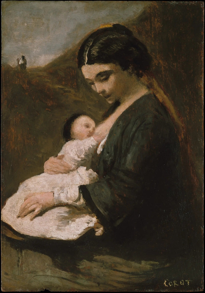Maternité - Jean-Baptiste Camille Corot