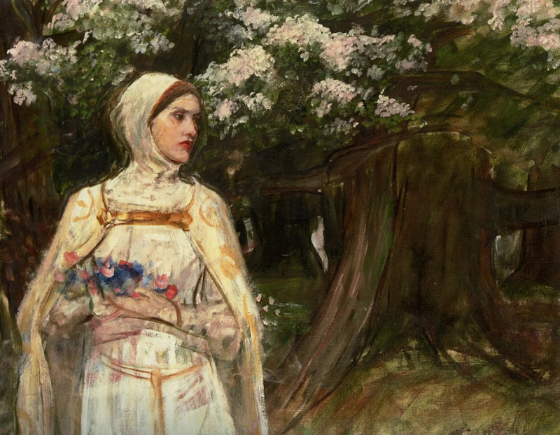 Mathilde anciennement appelée Béatrice - John William Waterhouse