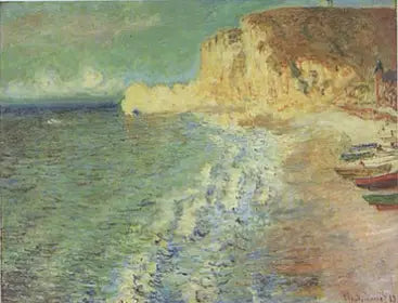 Matin à Étretat - Claude Monet