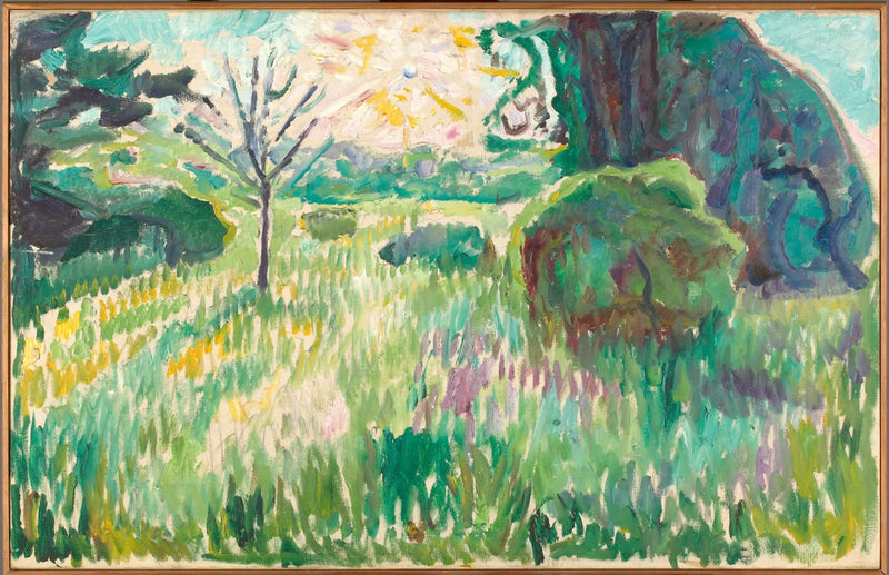 Matin au jardin - Edvard Munch