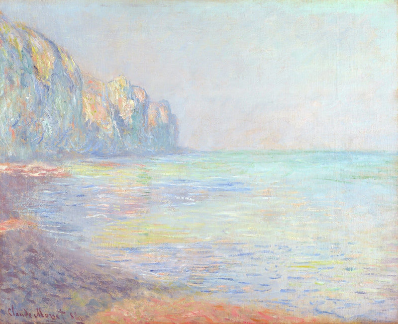 Le Matin, temps brumeux, Pourville W711 – Claude Monet