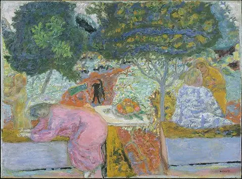 Matin dans le jardin à Vernonnet - Pierre Bonnard