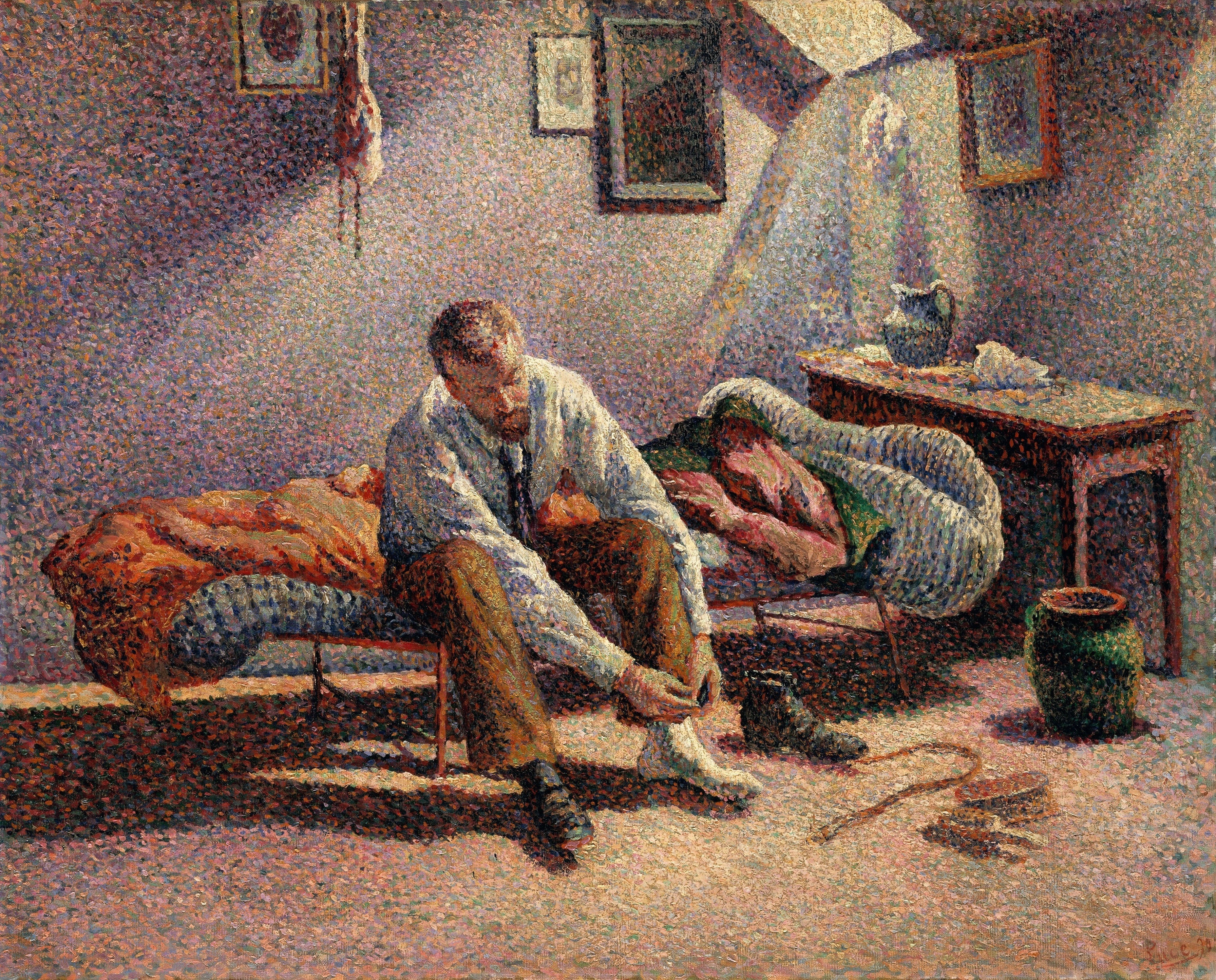 Matin. Intérieur - Maximilien Luce