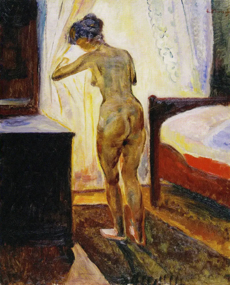 Matin. Nu à la fenêtre - Edvard Munch