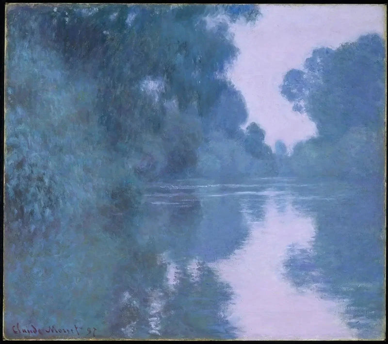 Matin sur la Seine, Boston W1481 – Claude Monet