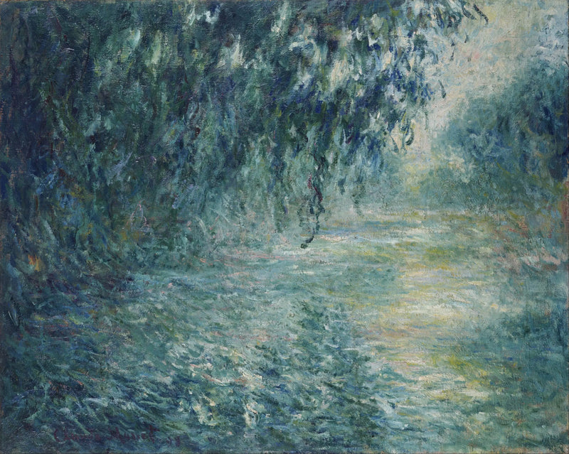 Matinée sur la Seine, temps de pluie - Claude Monet