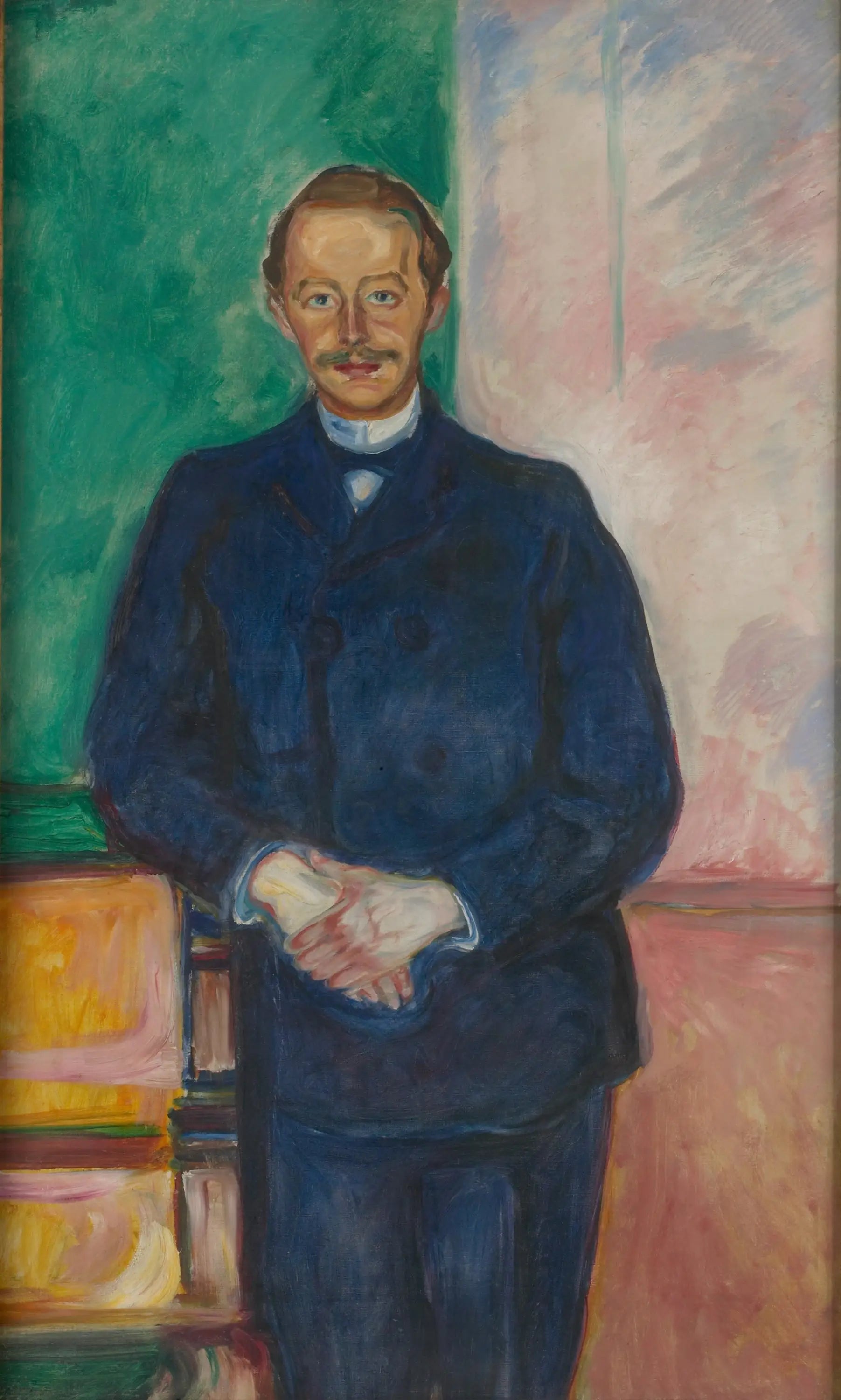 Reproduction du tableau « Max Linde dans un costume de marin - Edvard Munch » par Alpha Reproduction en peinture à l’huile