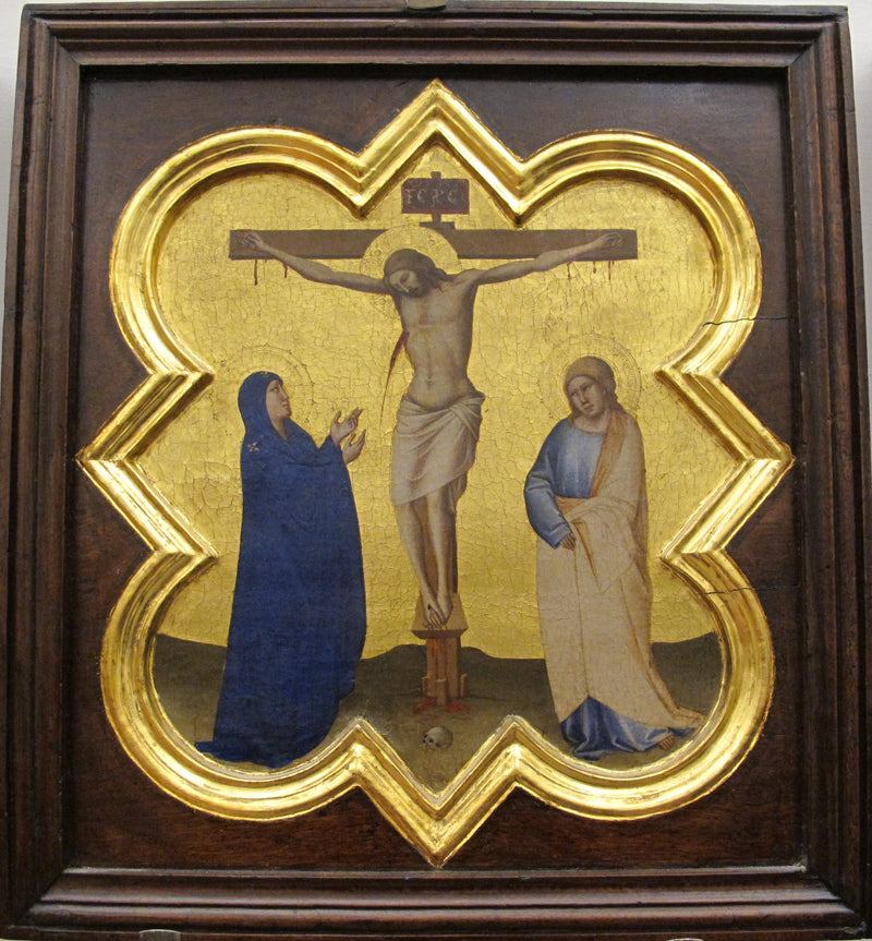 Médaillon quadrilobé de Santa Croce avec Crucifixion - Taddeo Gaddi