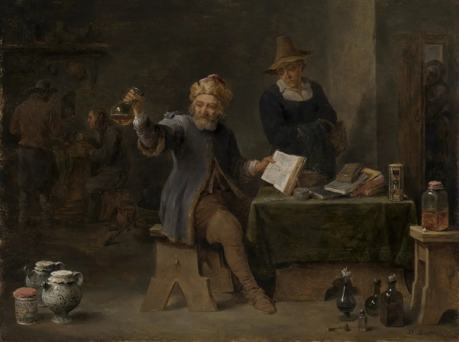 Médecin du village - David Teniers le Jeune