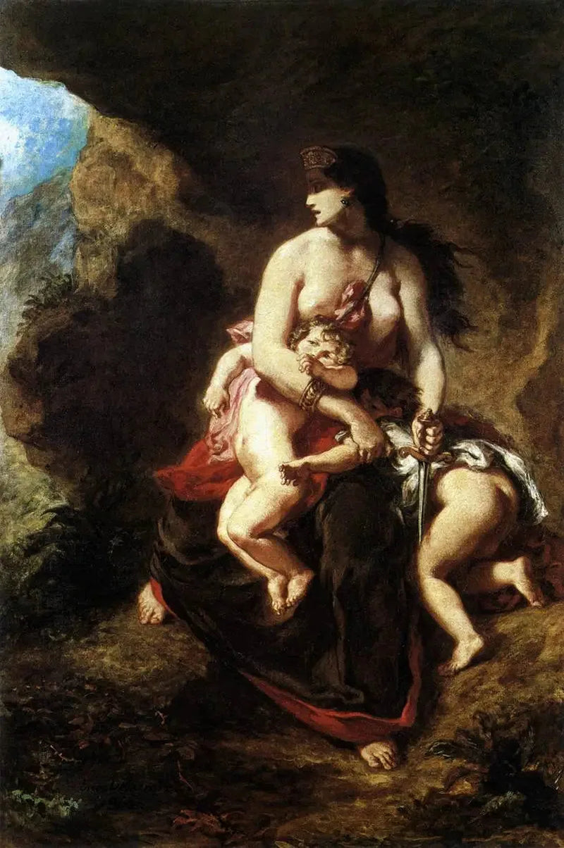 Médée furieuse - Eugène Delacroix