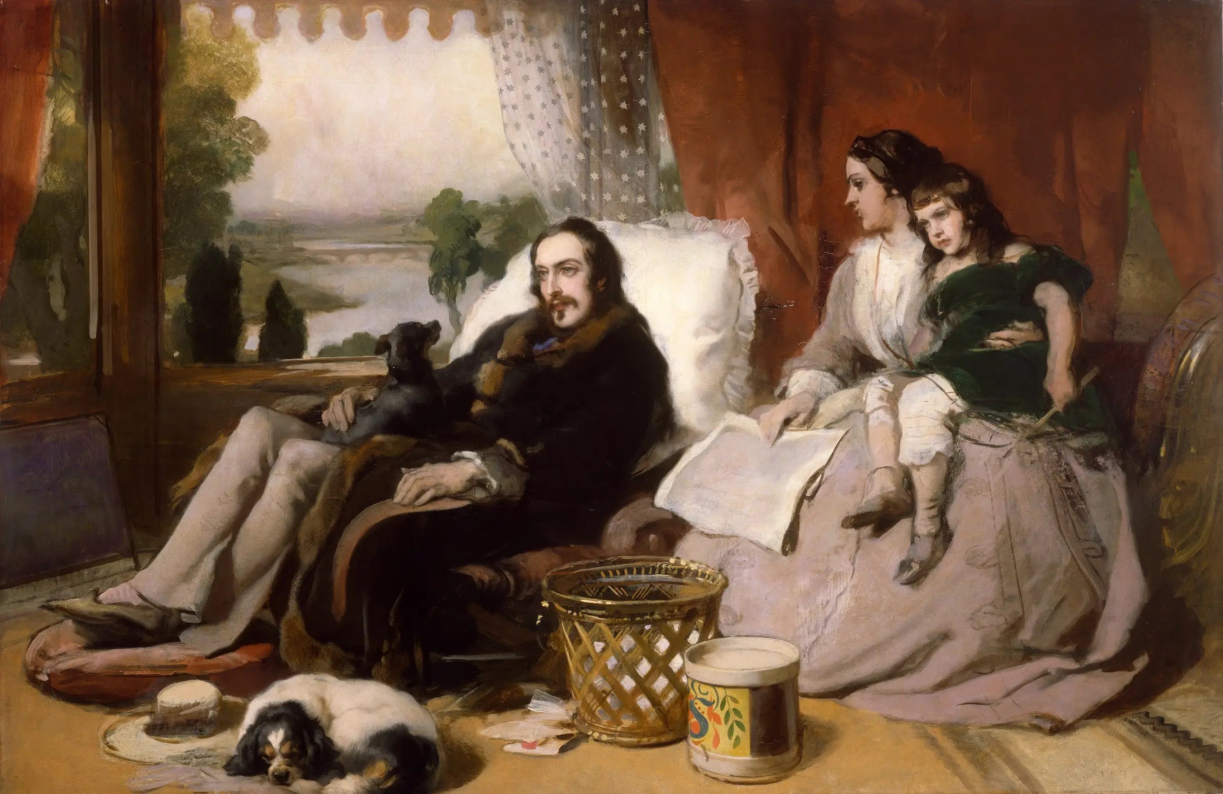 Membres de la famille Sheridan - Edwin Henry Landseer - Alpha Reproduction