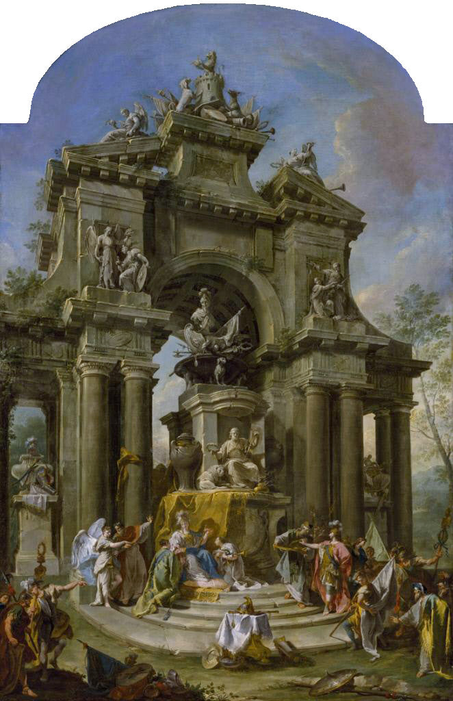 Mémorial à James, premier comte de Stanhope - Giovanni Battista Pittoni