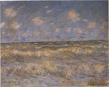 Mer agitée - Claude Monet