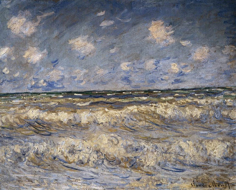 Mer agitée W663 – Claude Monet