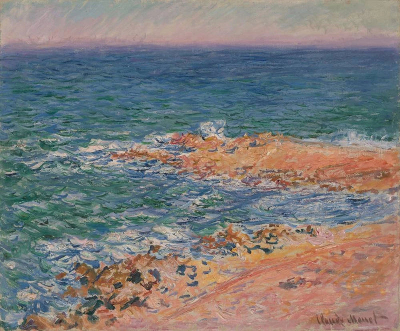 La Mer à Antibes W1183 – Claude Monet
