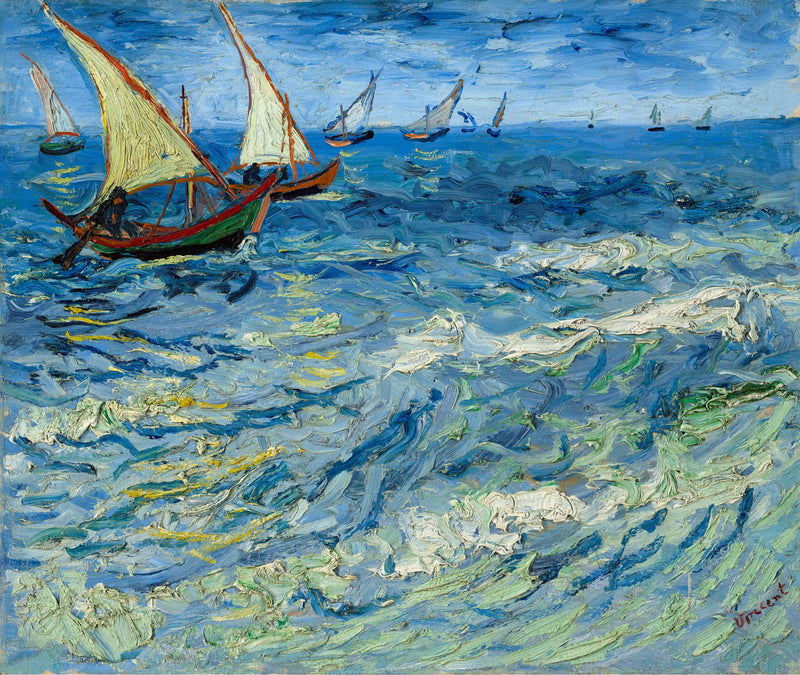 La Mer aux Saintes-Maries, F417 – Van Gogh