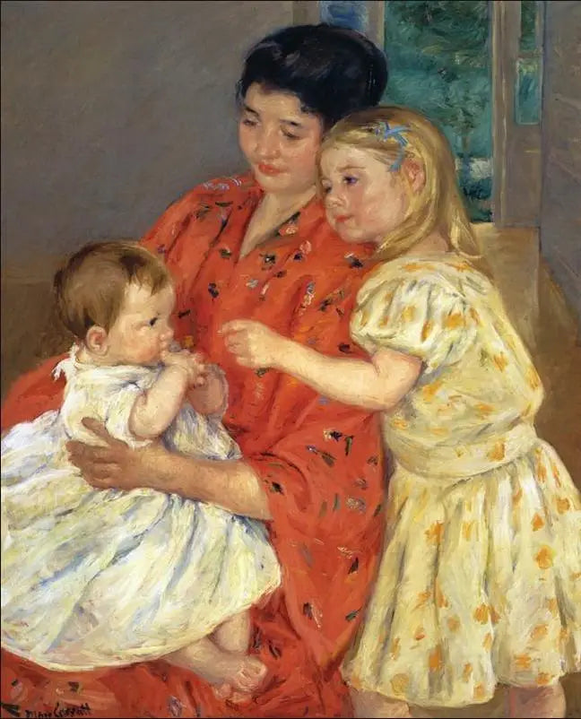 Mère et deux enfants - 1901 - Mary Cassatt