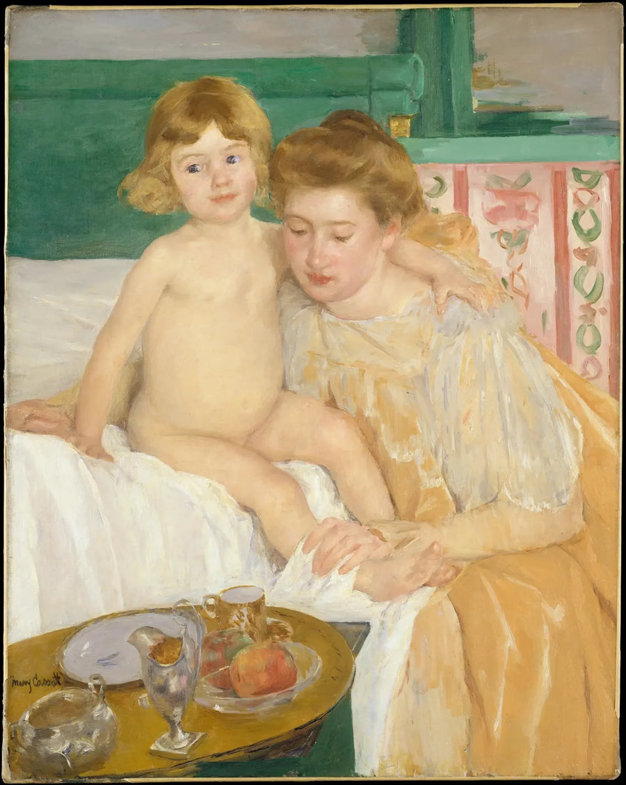 Mère et enfant (bébé se levant de sa sieste) - Mary Cassatt