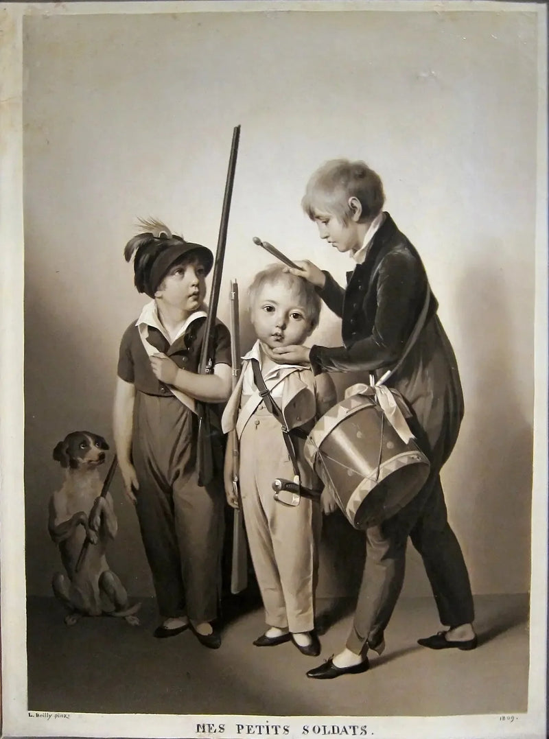 Mes petits soldats - Louis-Léopold Boilly