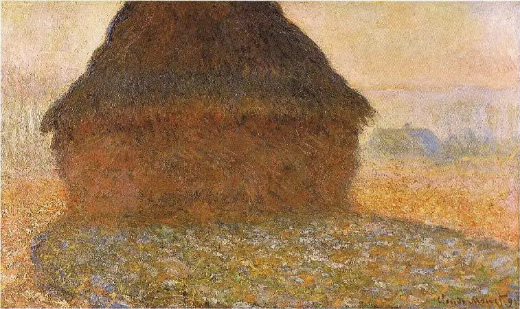 Meule au soleil - Claude Monet