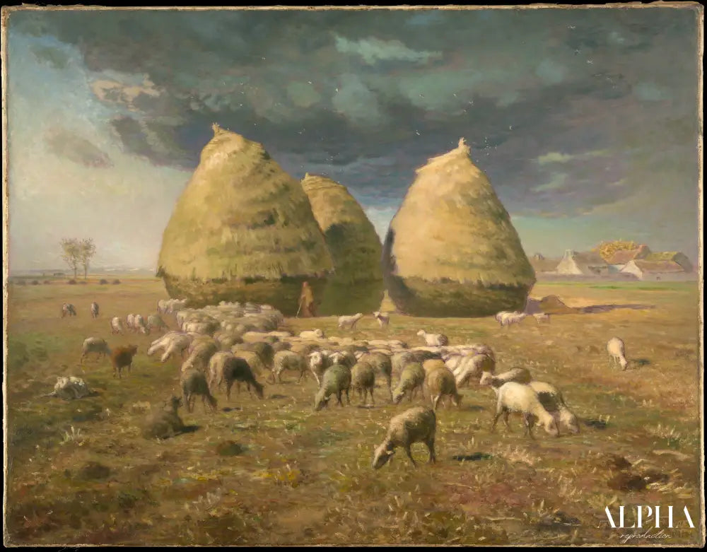 Meules, automne - Jean-François Millet - Reproductions de tableaux et peintures haut de gamme