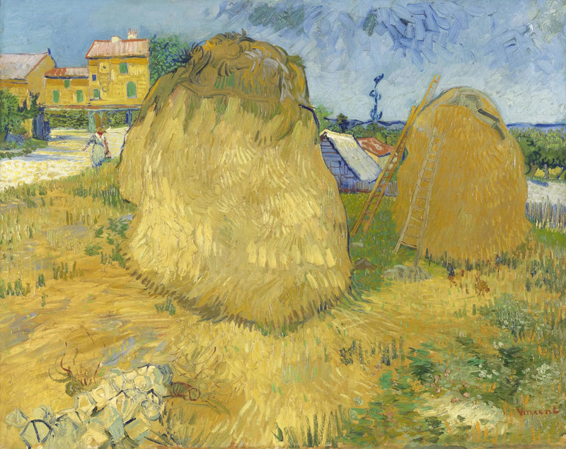Meules de blé en Provence, F425 – Van Gogh