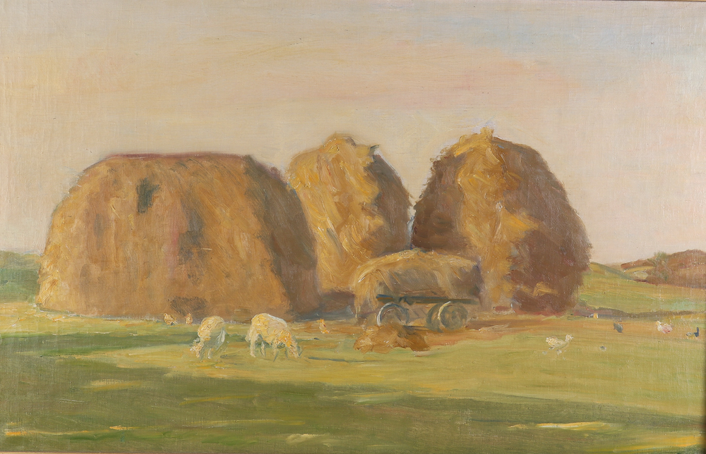 Meules de foin. - Michael Peter Ancher - Alpha Reproduction