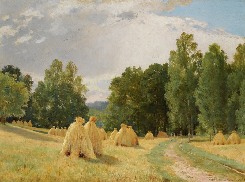 Meules de foin. Preobrazhenskoe - Ivan Chichkine