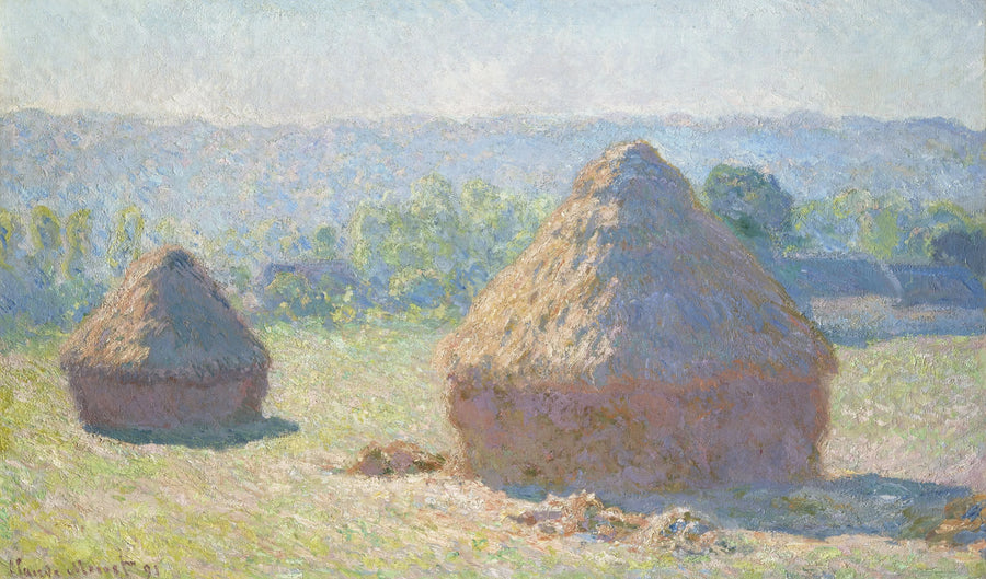 Meules, fin de l’été W1266 – Claude Monet