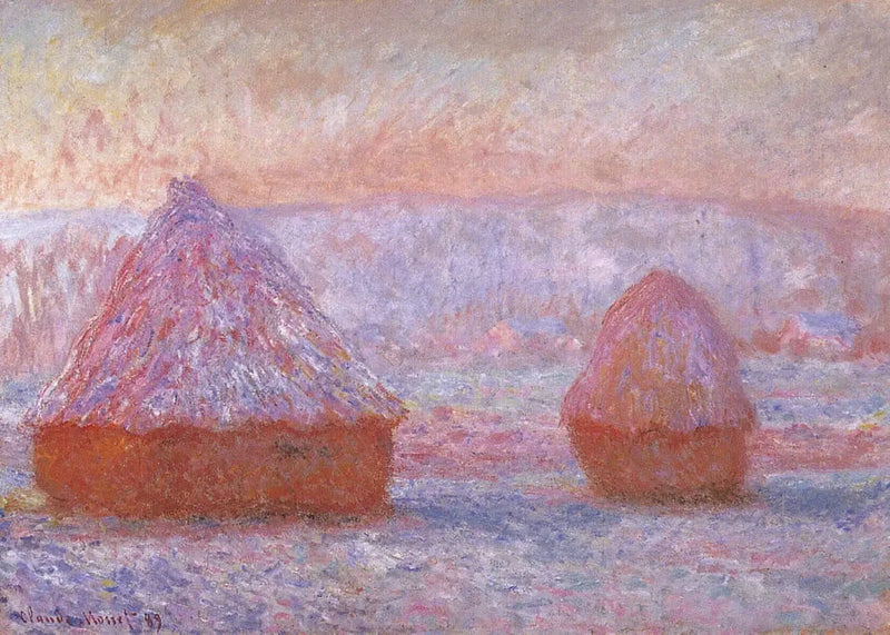 Les Meules, Giverny, effet du matin W1214 – Claude Monet