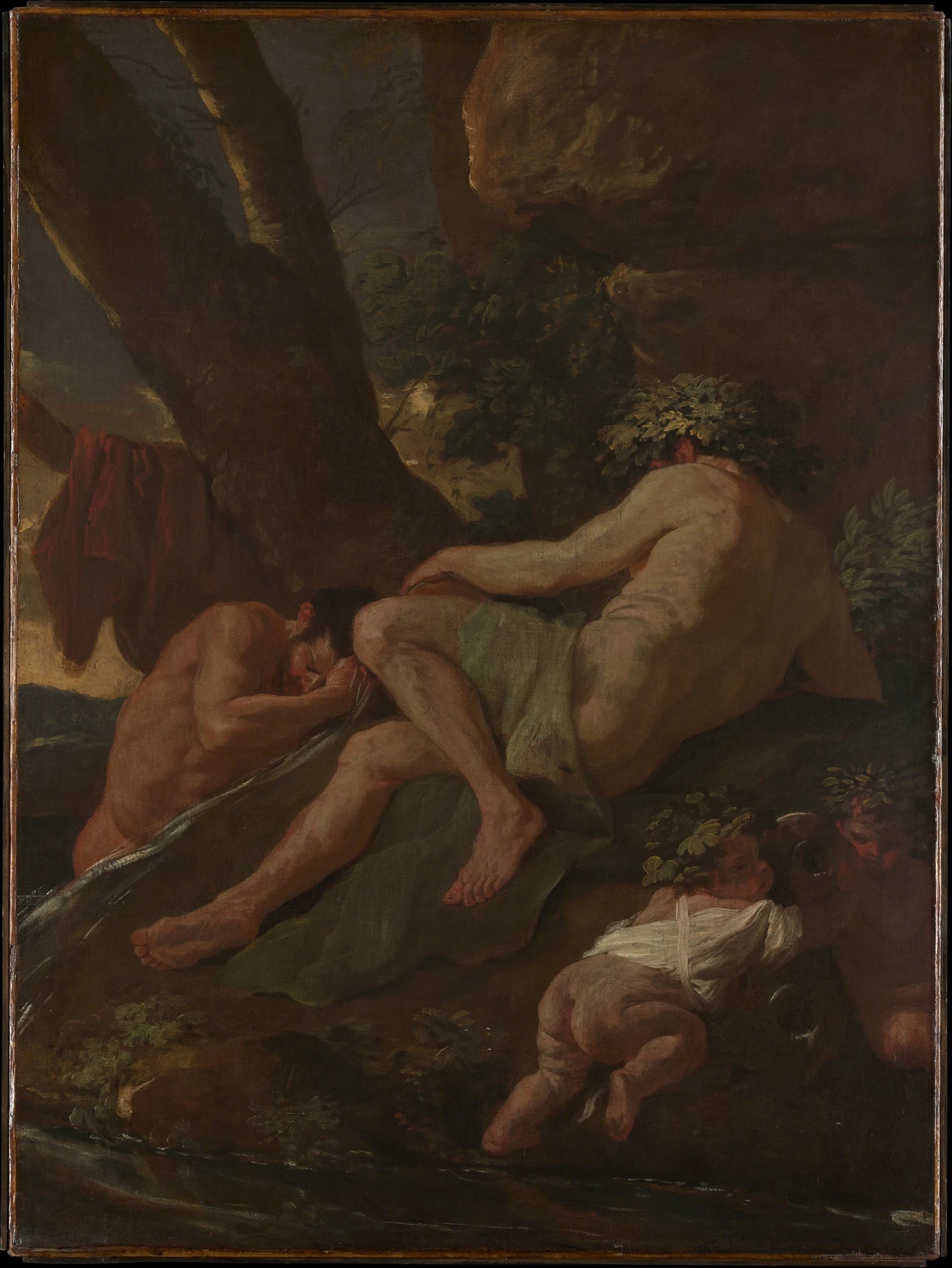 Midas se lavant à la source du Pactole - Nicolas Poussin