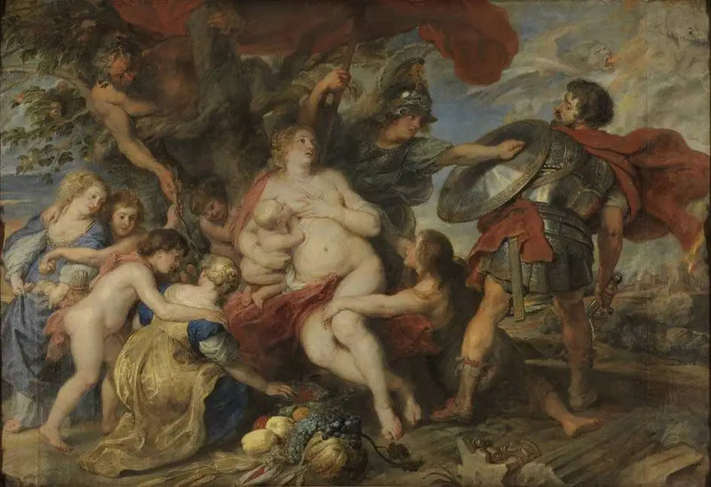 Minerve protège la fertilité de Mars - Peter Paul Rubens
