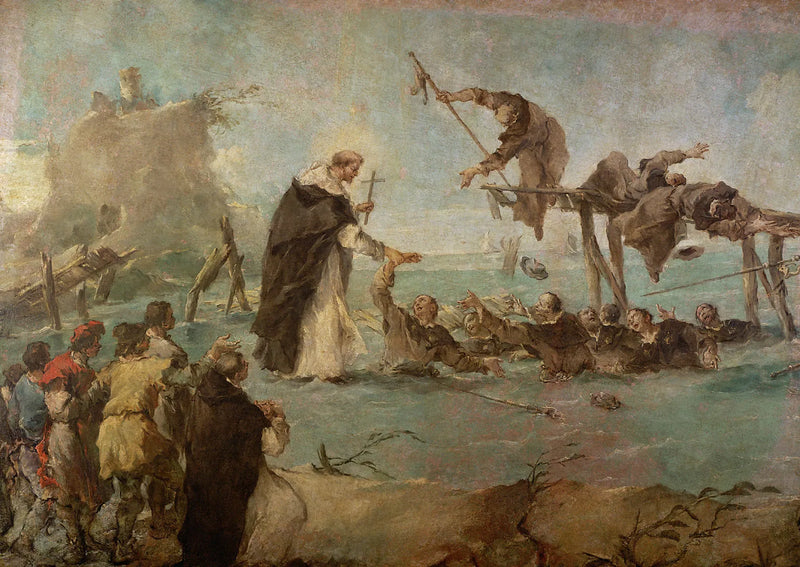 Miracle d'un saint dominicain - Francesco Guardi