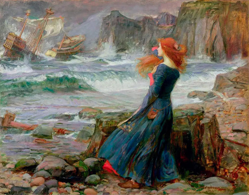 Miranda - La Tempête 2 - John William Waterhouse