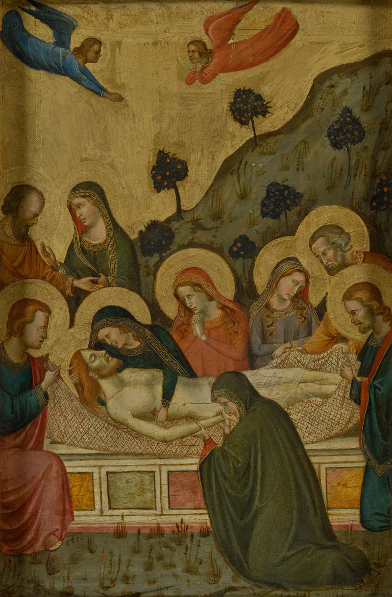 Mise au tombeau - Master of San Martino alla Palma