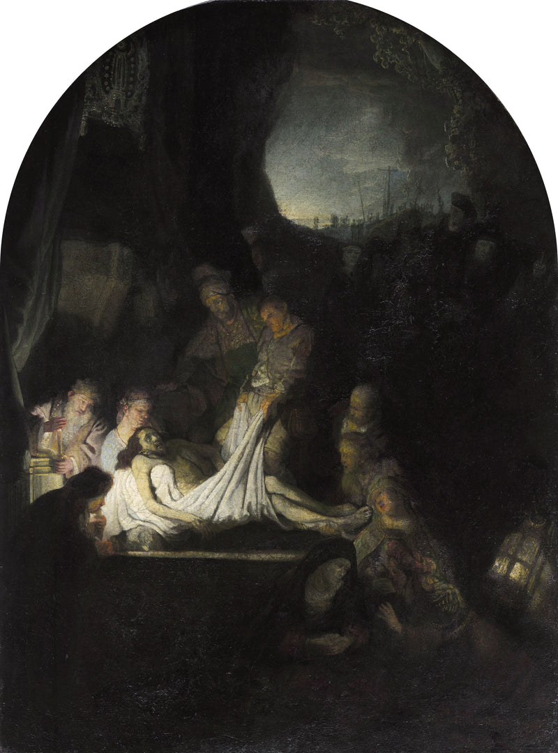 La Mise au tombeau du Christ – Rembrandt